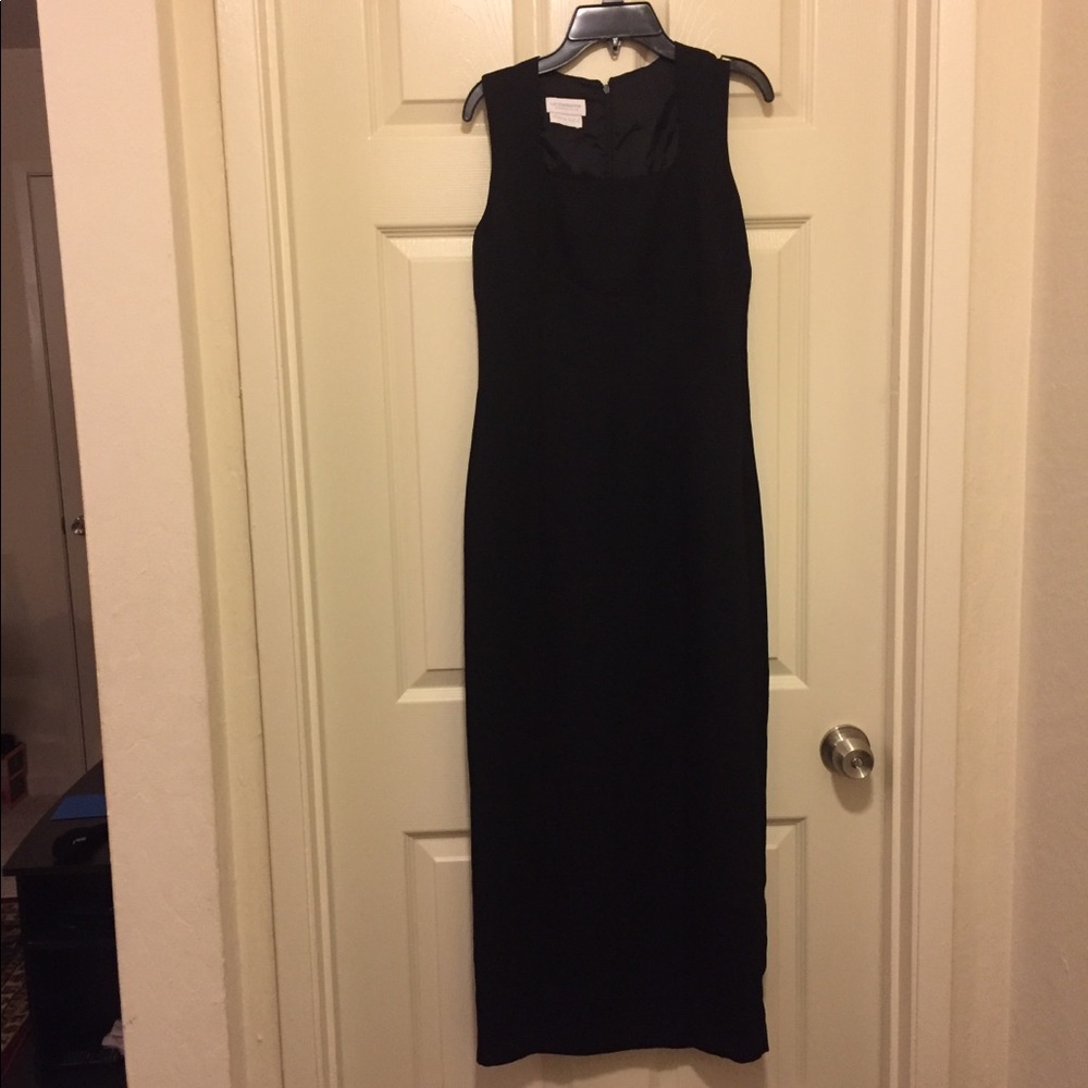 Liz Claiborne Classic Black long dress size 4 P